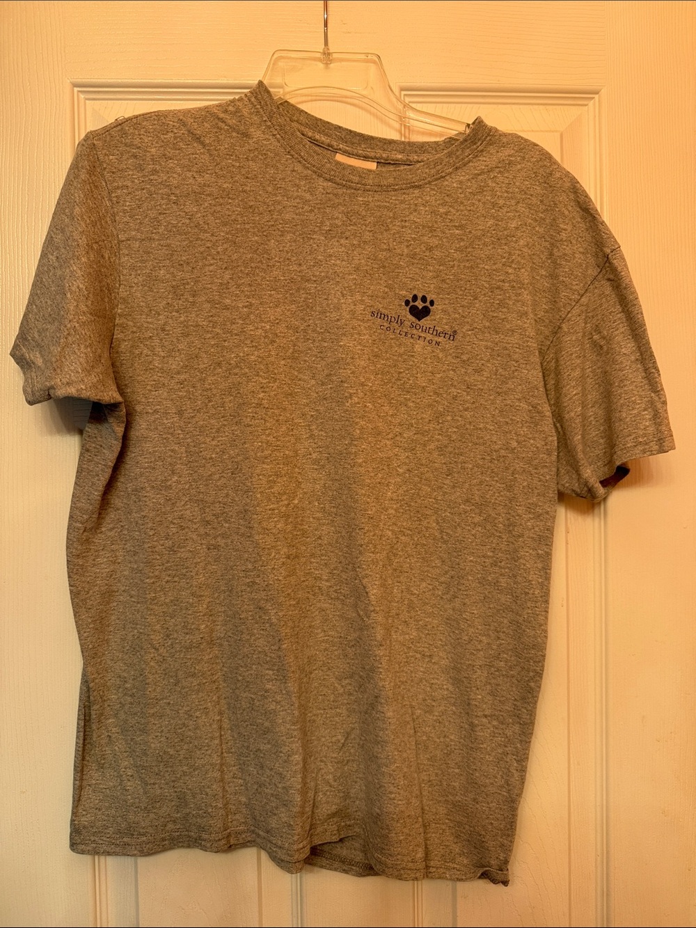 Simply Southern Women's Short Sleeve Tee in Heather Gray
